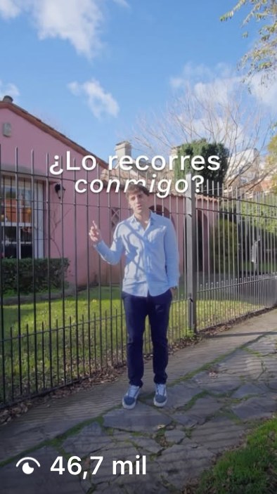 Reel: ¿lo recorrés conmigo?, 46,7 mil reproducciones